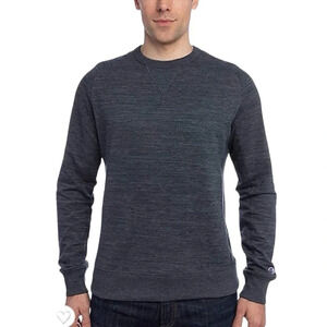 Champion Men's French Terry Crew Neck Long Sleeve Gray Sweatshirt Size M